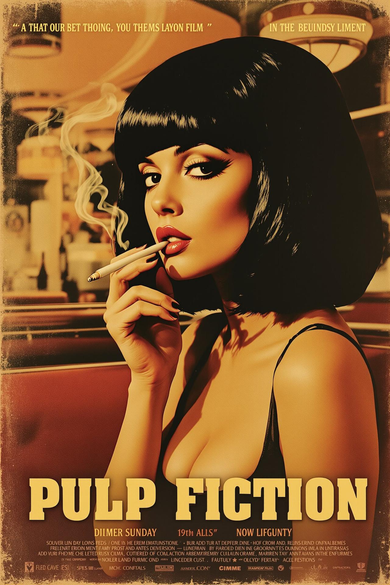 低俗小说 (1994) - 矿桥影视 低俗小说 - Pulp Fiction 矿桥影视经典影片海报
